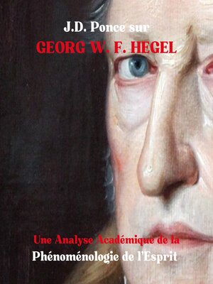 cover image of J.D. Ponce sur Georg W. F. Hegel